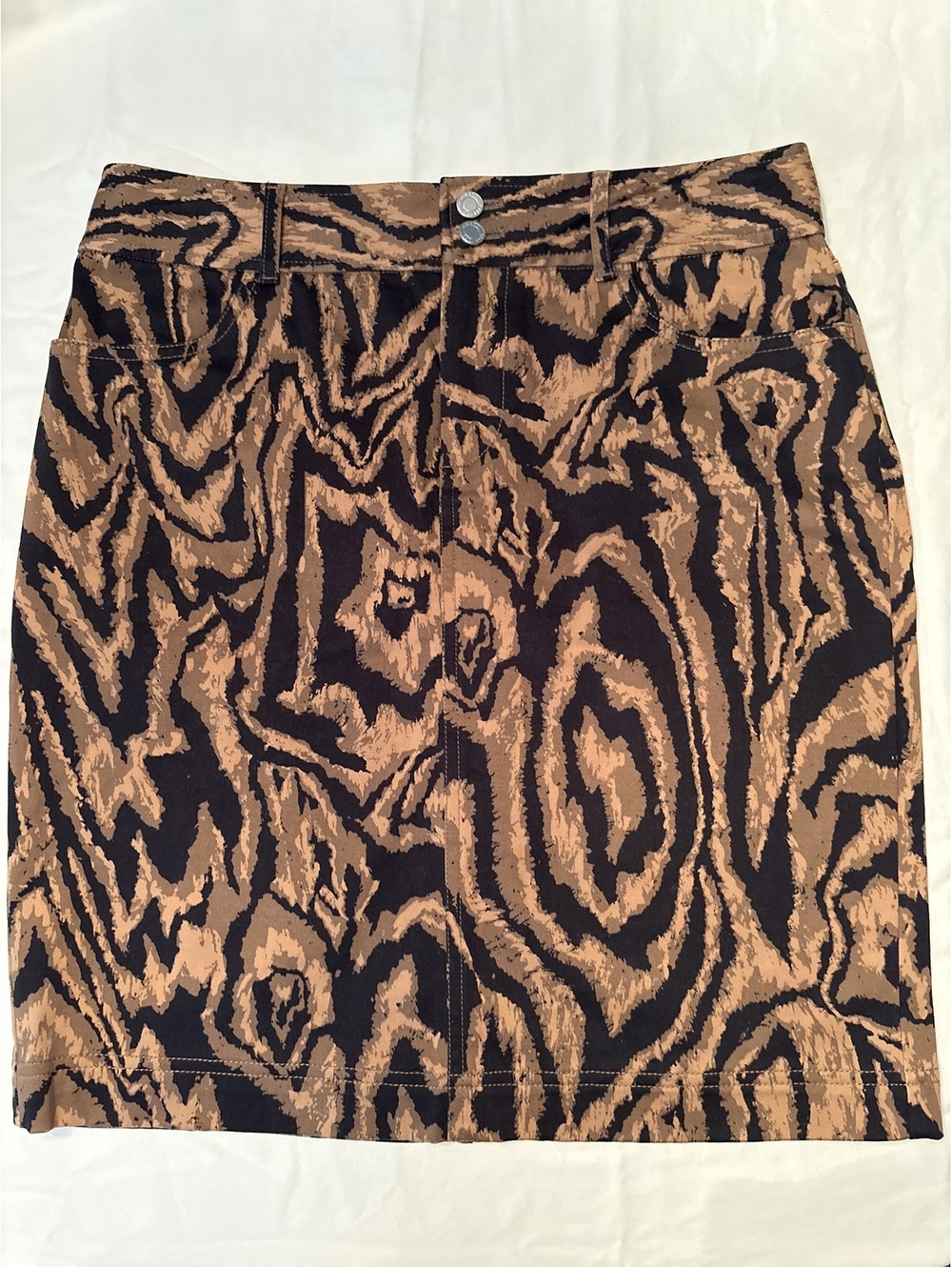 Chaps Animal Print Skirt 4